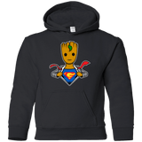 Sweatshirts Black / YS Supergroot Youth Hoodie