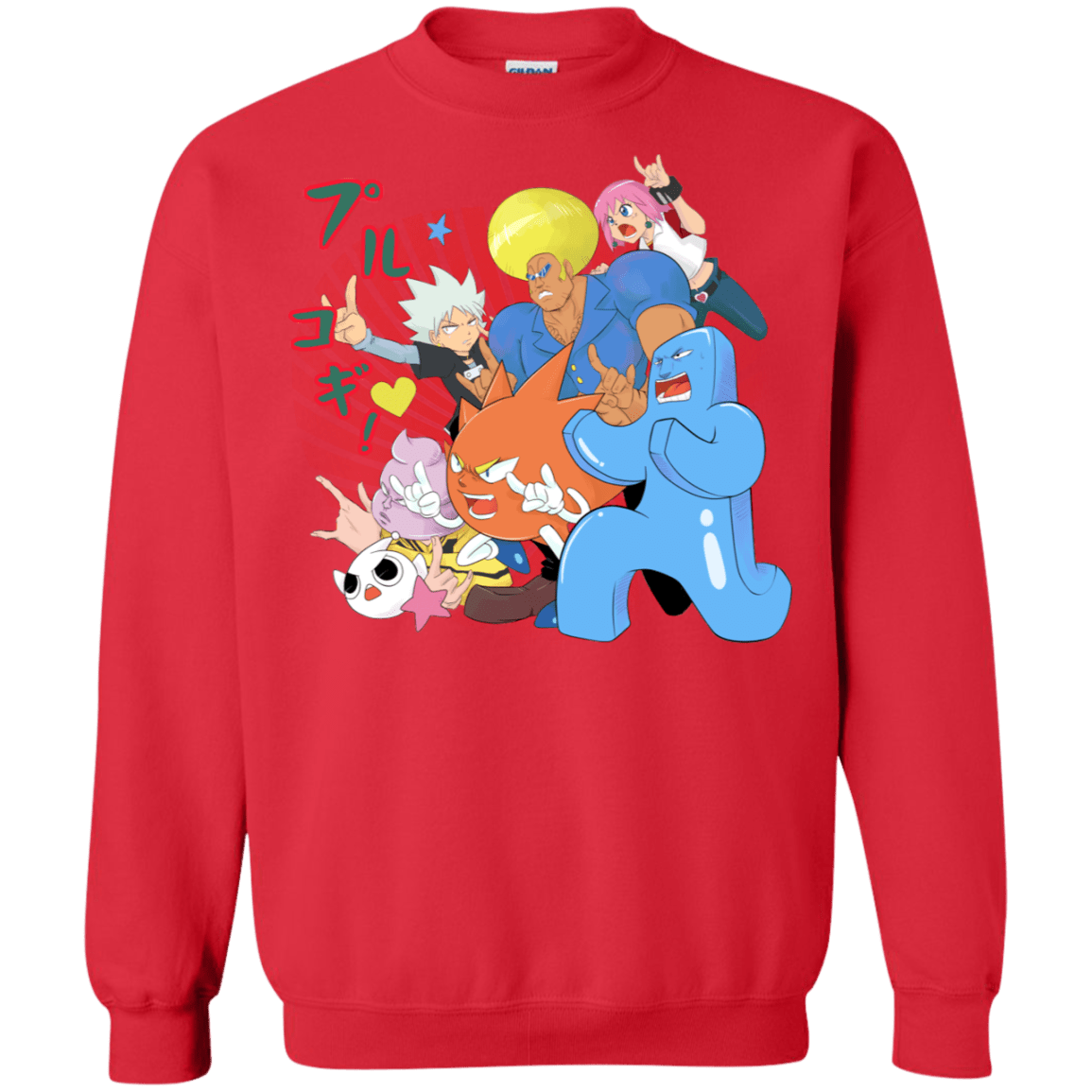 Sweatshirts Red / S Supra Prukogi Crewneck Sweatshirt