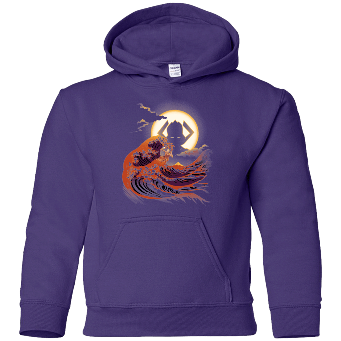 Sweatshirts Purple / YS Surfing With The Alien Youth Hoodie
