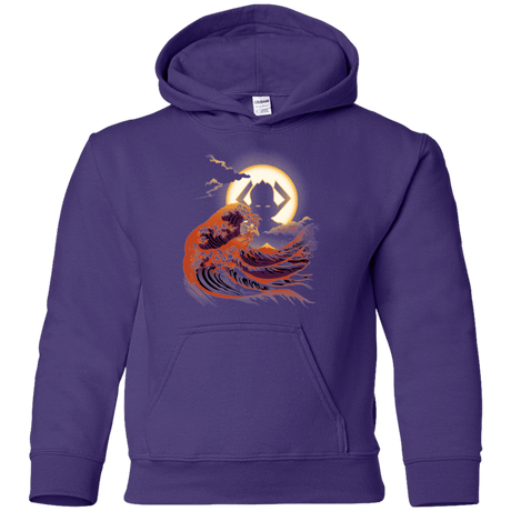Sweatshirts Purple / YS Surfing With The Alien Youth Hoodie