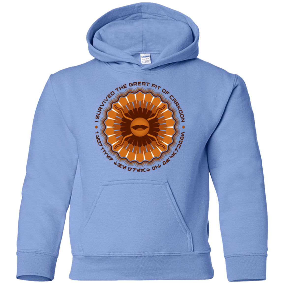 Sweatshirts Carolina Blue / YS Surviving The Sarlacc Youth Hoodie