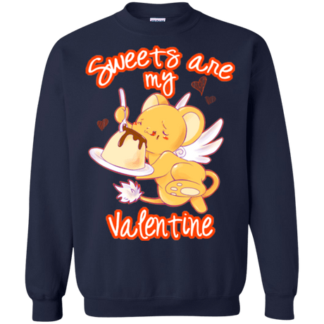 Sweatshirts Navy / Small Sweets are my Valentine Crewneck Sweatshirt