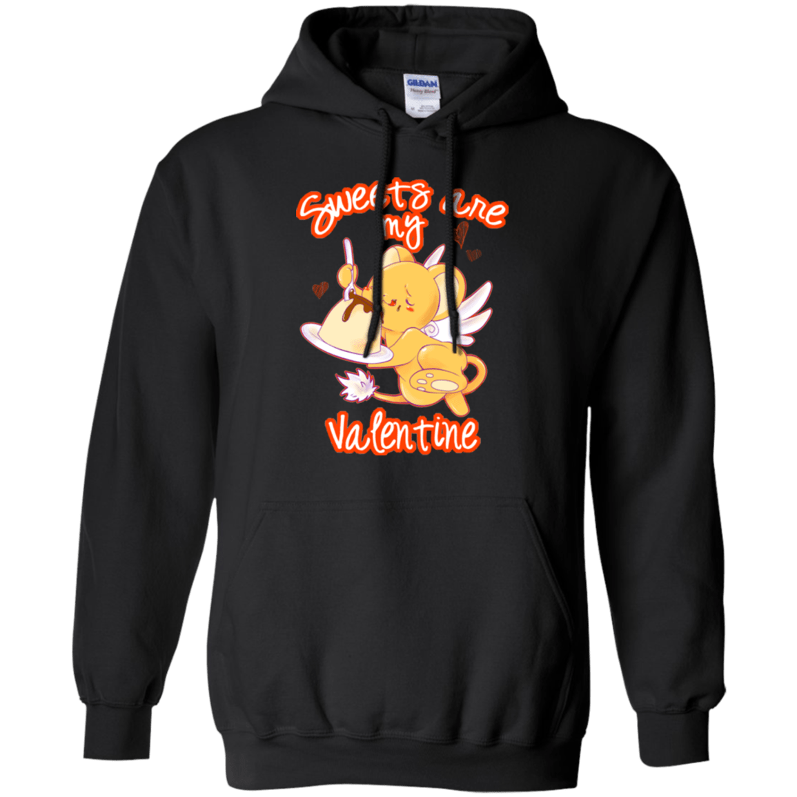Sweatshirts Black / Small Sweets are my Valentine Pullover Hoodie
