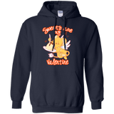 Sweatshirts Navy / Small Sweets are my Valentine Pullover Hoodie