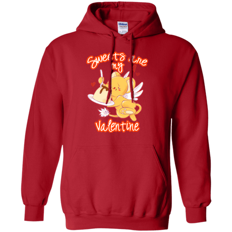 Sweatshirts Red / Small Sweets are my Valentine Pullover Hoodie