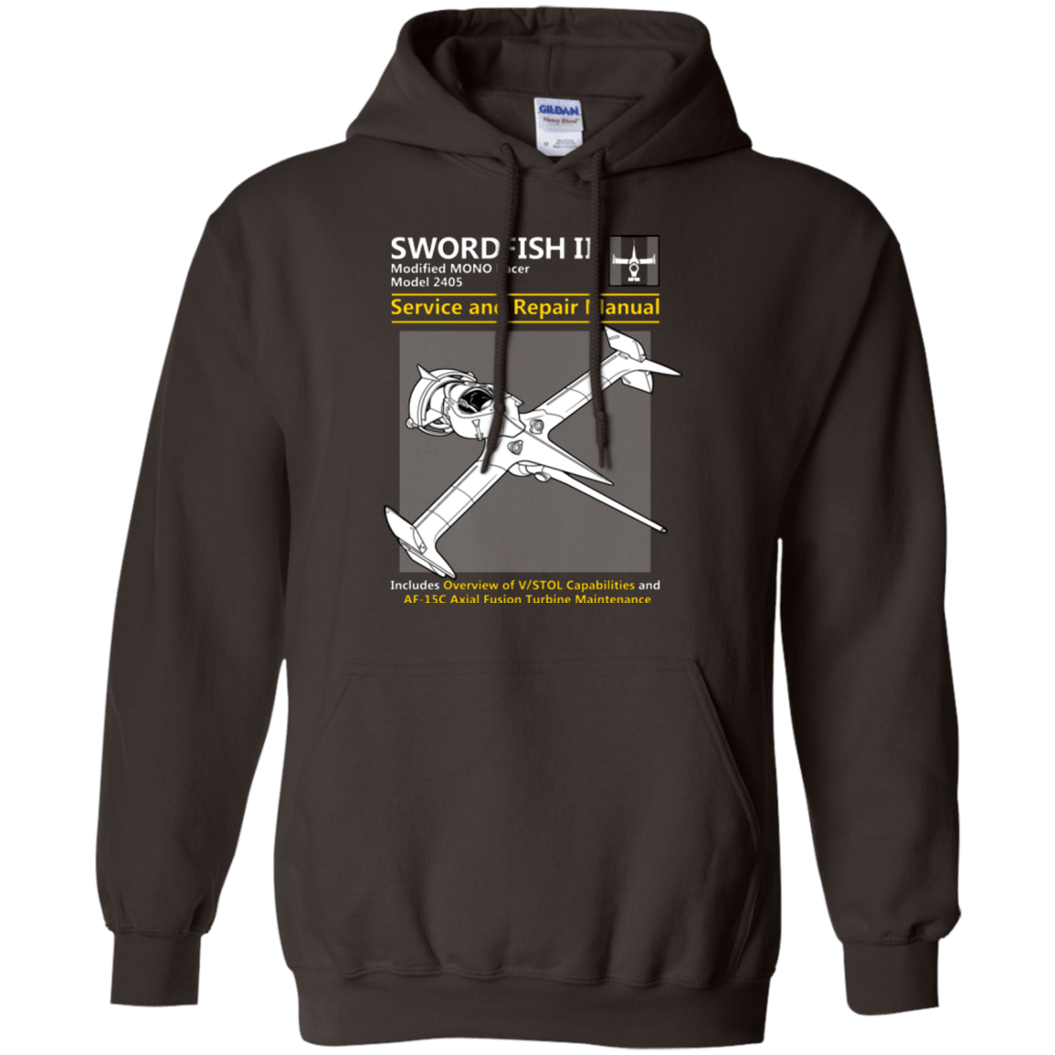 Sweatshirts Dark Chocolate / Small SWORDFISH SERVICE AND REPAIR MANUAL Pullover Hoodie