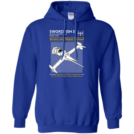 Sweatshirts Royal / Small SWORDFISH SERVICE AND REPAIR MANUAL Pullover Hoodie