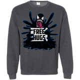 Sweatshirts Dark Heather / S Symbiote Hugs Crewneck Sweatshirt