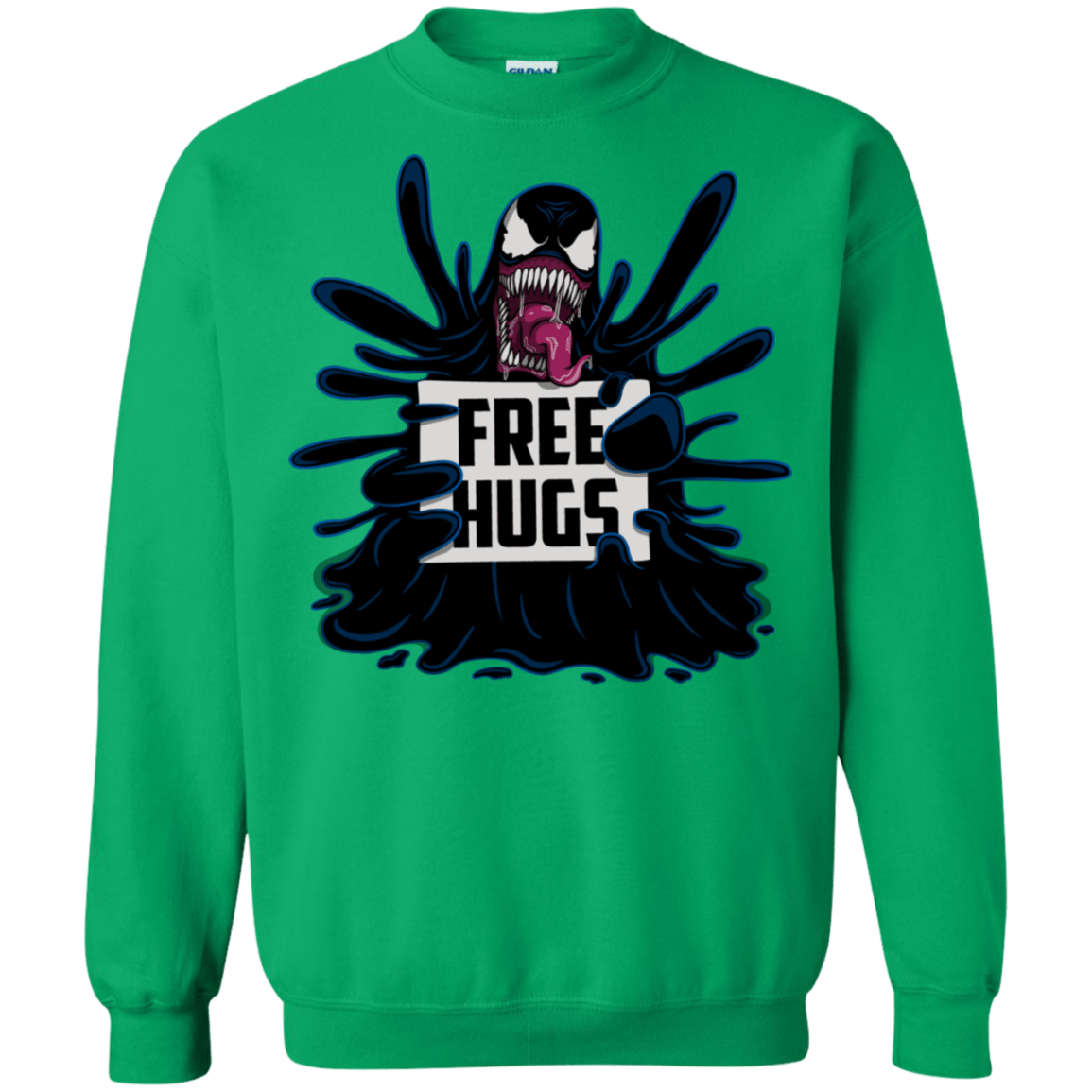 Sweatshirts Irish Green / S Symbiote Hugs Crewneck Sweatshirt