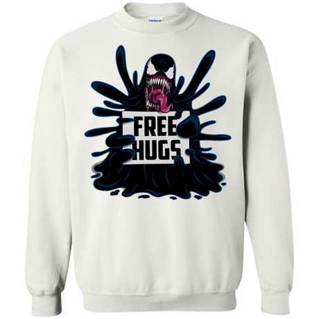 Sweatshirts White / S Symbiote Hugs Crewneck Sweatshirt