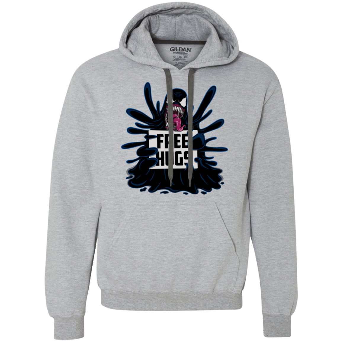 Sweatshirts Sport Grey / S Symbiote Hugs Premium Fleece Hoodie