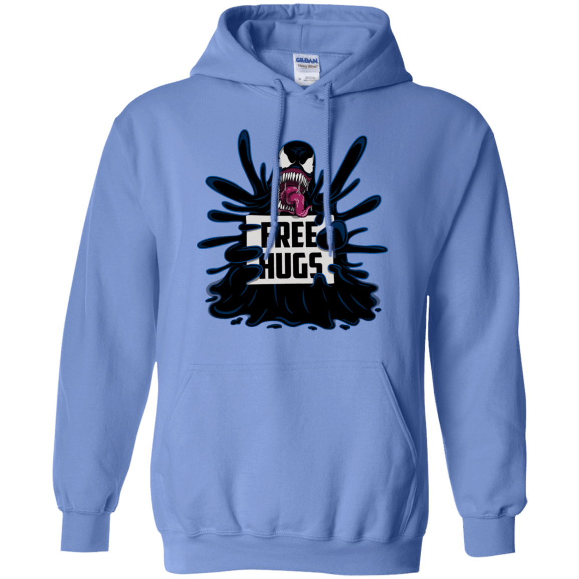 Sweatshirts Carolina Blue / S Symbiote Hugs Pullover Hoodie