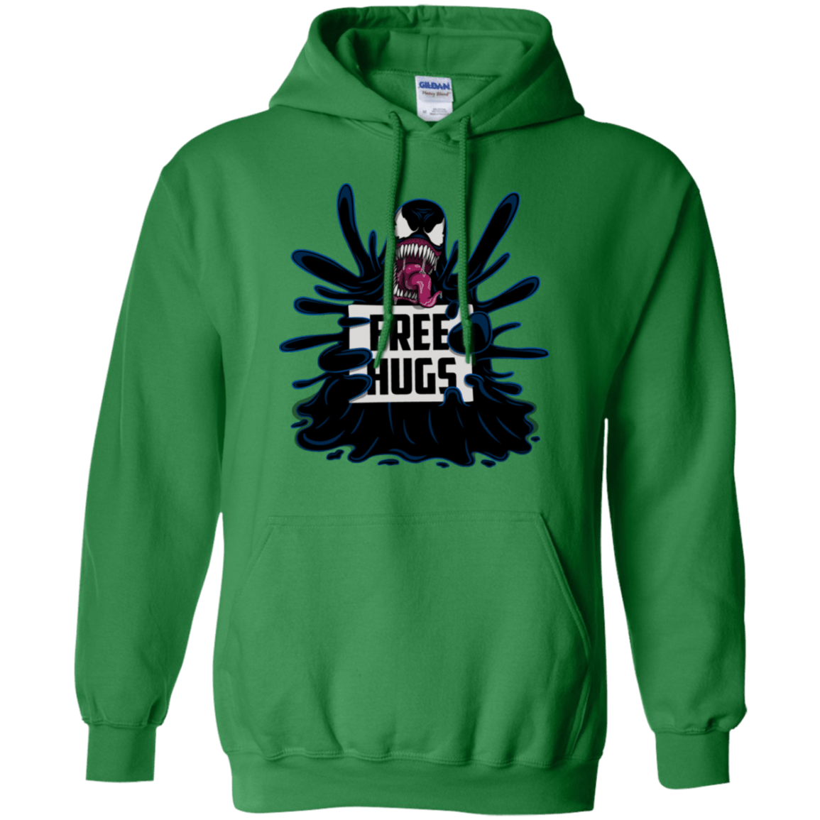 Sweatshirts Irish Green / S Symbiote Hugs Pullover Hoodie