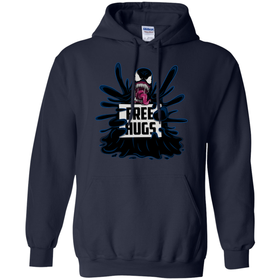 Sweatshirts Navy / S Symbiote Hugs Pullover Hoodie