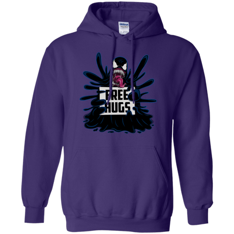 Sweatshirts Purple / S Symbiote Hugs Pullover Hoodie