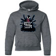 Sweatshirts Dark Heather / YS Symbiote Hugs Youth Hoodie
