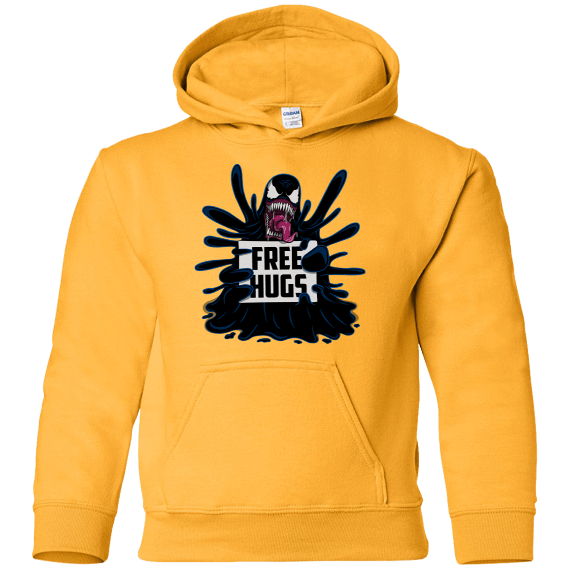 Sweatshirts Gold / YS Symbiote Hugs Youth Hoodie