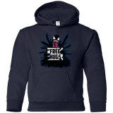 Sweatshirts Navy / YS Symbiote Hugs Youth Hoodie