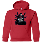 Sweatshirts Red / YS Symbiote Hugs Youth Hoodie