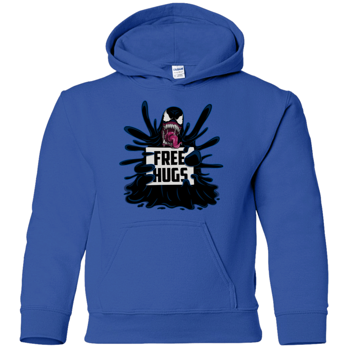 Sweatshirts Royal / YS Symbiote Hugs Youth Hoodie