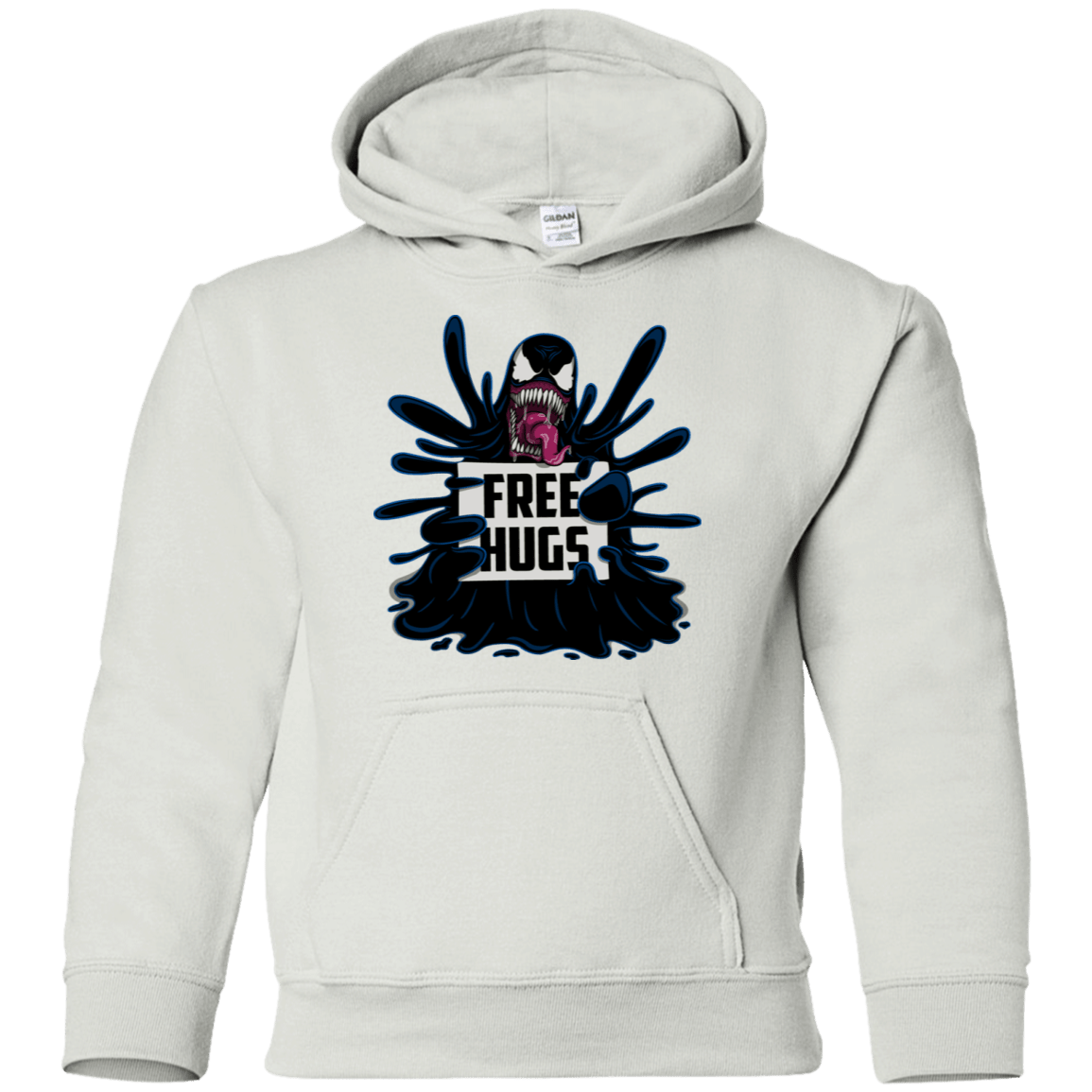 Sweatshirts White / YS Symbiote Hugs Youth Hoodie