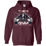 Sweatshirts Maroon / Small T-800 gym Pullover Hoodie