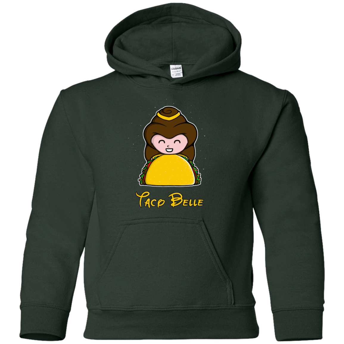 Sweatshirts Forest Green / YS Taco Belle Youth Hoodie