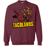 Sweatshirts Maroon / Small Tacolands Crewneck Sweatshirt