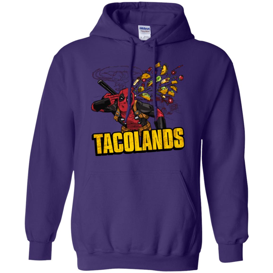 Sweatshirts Purple / Small Tacolands Pullover Hoodie