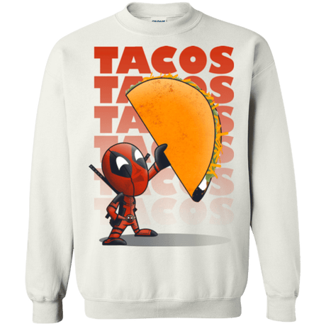 Sweatshirts White / Small Tacos Crewneck Sweatshirt