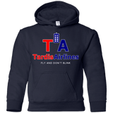Sweatshirts Navy / YS Tardis Airlines Youth Hoodie
