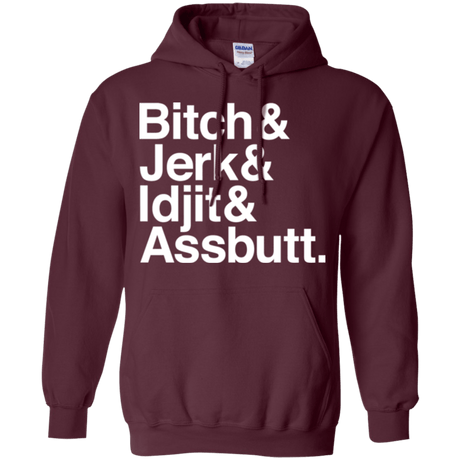 Sweatshirts Maroon / Small Team Free Will Helvetica Pullover Hoodie