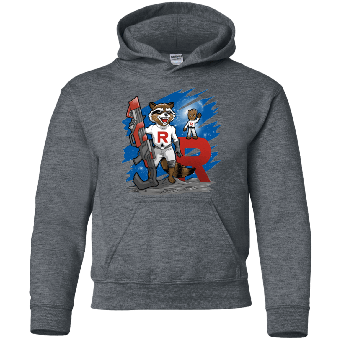 Sweatshirts Dark Heather / YS Team R Youth Hoodie