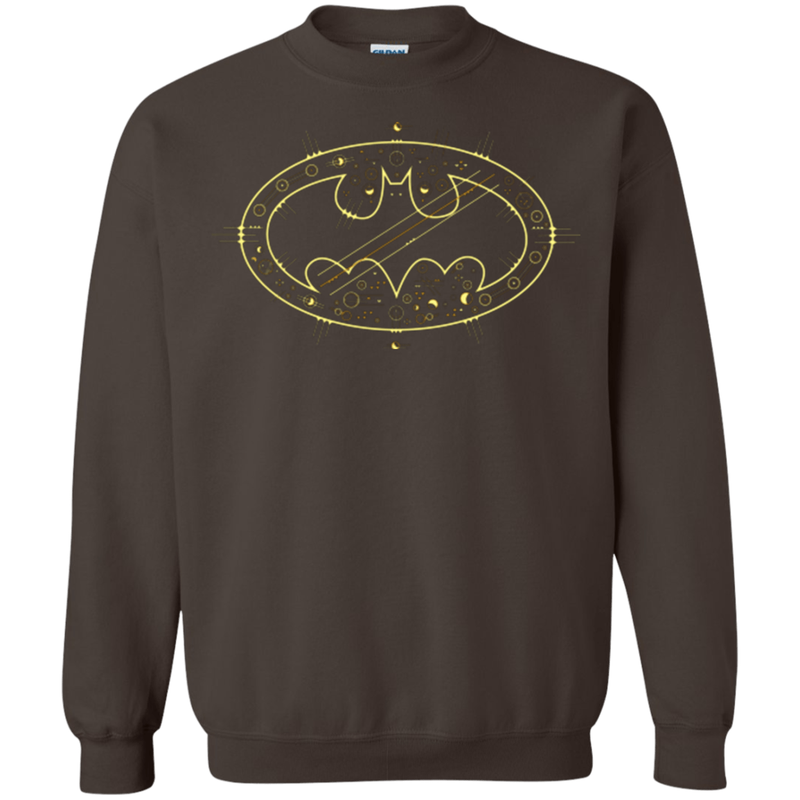 Sweatshirts Dark Chocolate / Small Tech bat Crewneck Sweatshirt