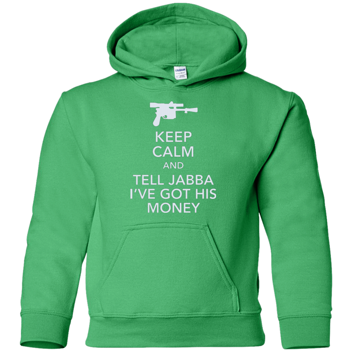 Sweatshirts Irish Green / YS Tell Jabba (2) Youth Hoodie