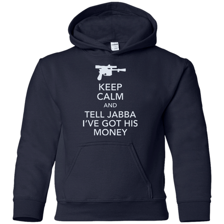 Sweatshirts Navy / YS Tell Jabba (2) Youth Hoodie
