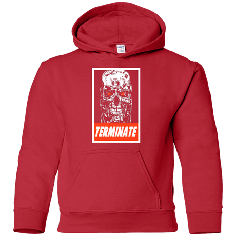 Sweatshirts Red / YS Terminate Youth Hoodie