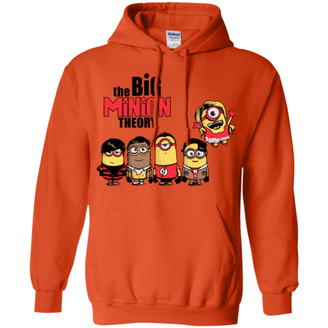 Sweatshirts Orange / Small THE BIG MINION THEORY Pullover Hoodie