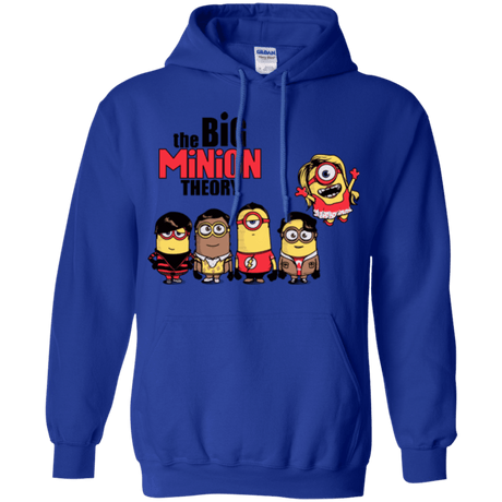 Sweatshirts Royal / Small THE BIG MINION THEORY Pullover Hoodie