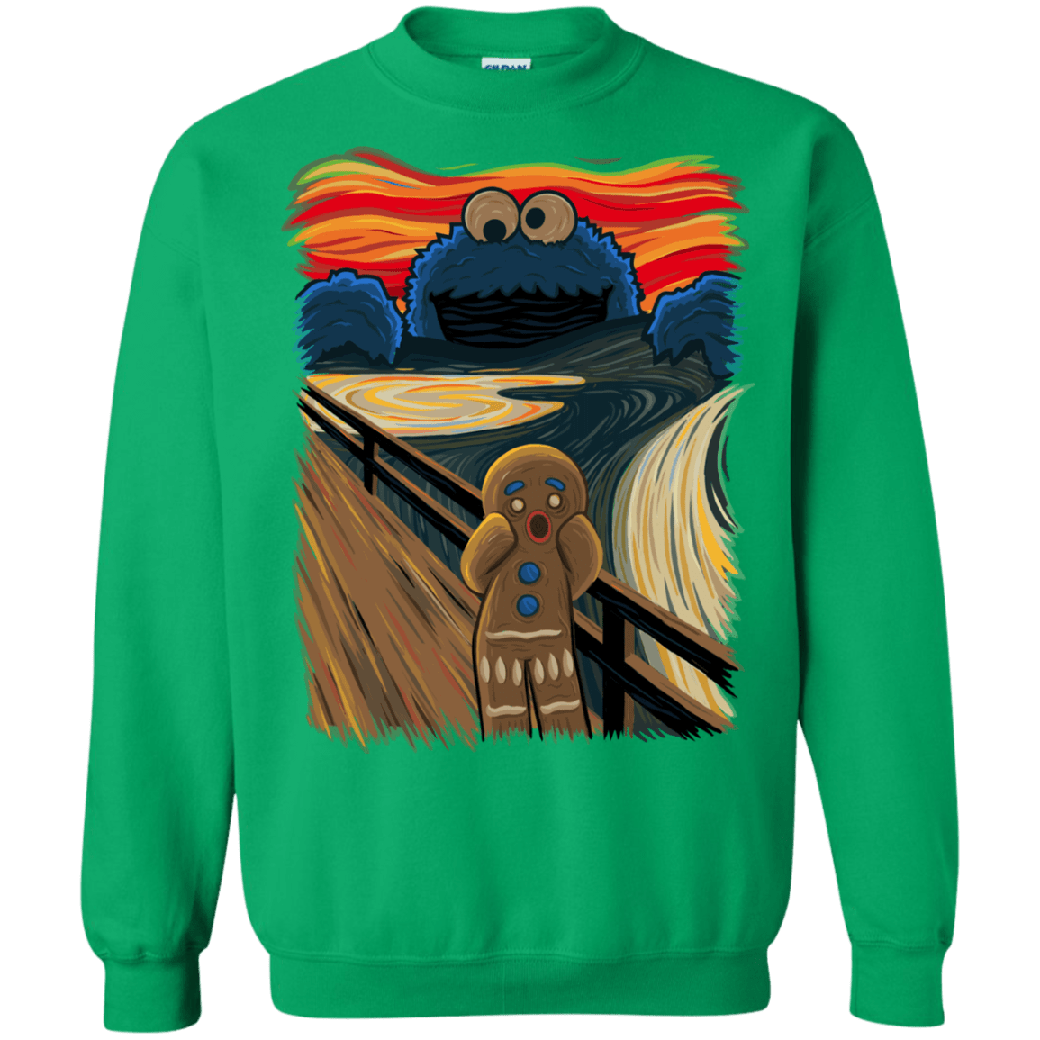 Sweatshirts Irish Green / Small The Cookie Muncher Crewneck Sweatshirt