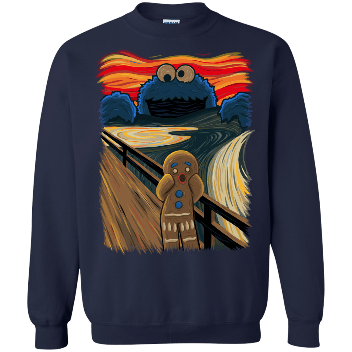 Sweatshirts Navy / Small The Cookie Muncher Crewneck Sweatshirt