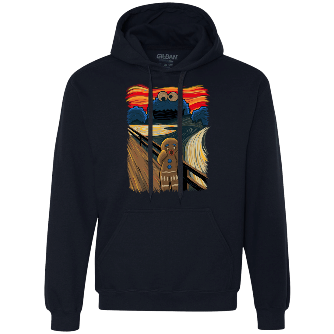 Sweatshirts Navy / Small The Cookie Muncher Premium Fleece Hoodie