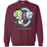 Sweatshirts Maroon / Small THE CUPCAKE IS A LIE Crewneck Sweatshirt