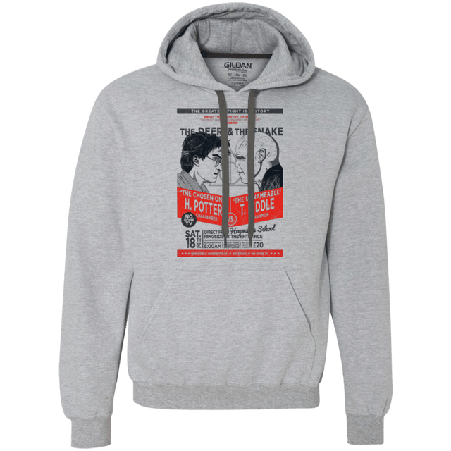 Sweatshirts Sport Grey / Small The Deer vs The Snake Premium Fleece Hoodie