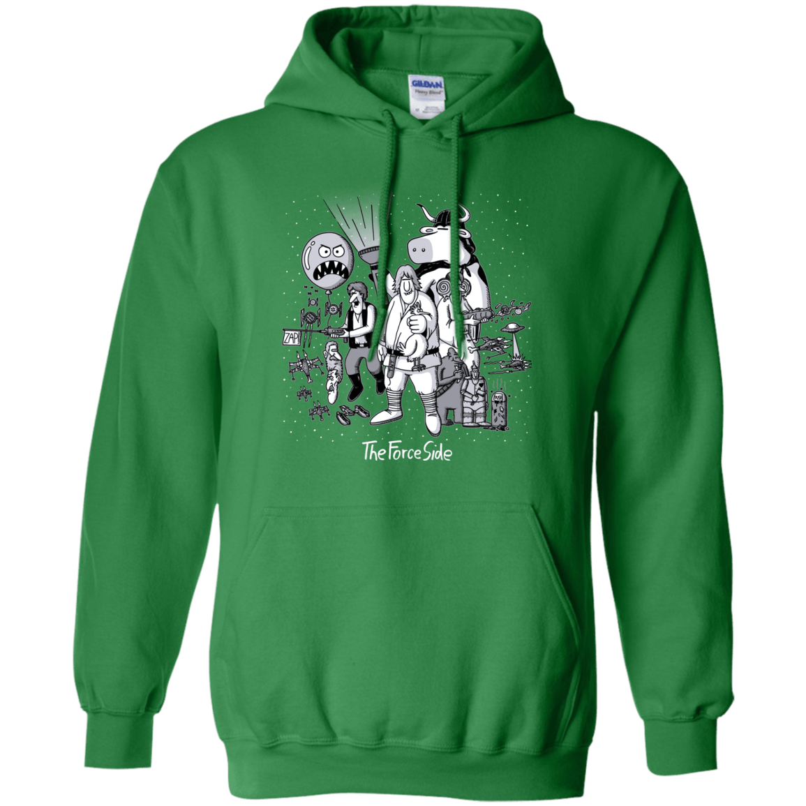 Sweatshirts Irish Green / Small The Force Side Pullover Hoodie