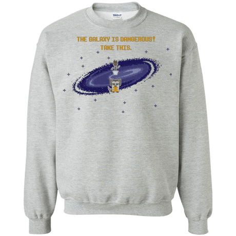 Sweatshirts Sport Grey / Small The Galaxy is Dangerous Crewneck Sweatshirt
