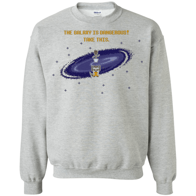 Sweatshirts Sport Grey / Small The Galaxy is Dangerous Crewneck Sweatshirt