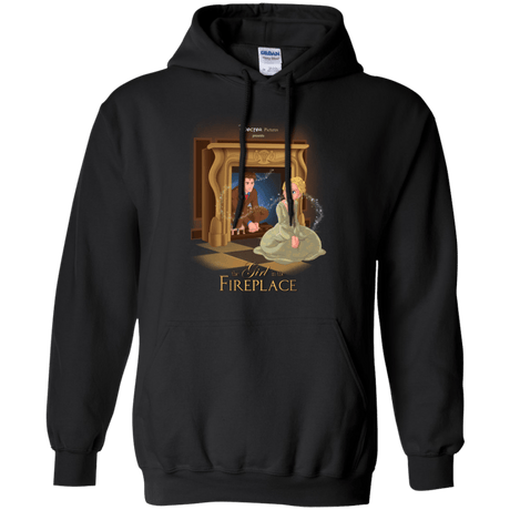 Sweatshirts Black / Small The Girl In The Fireplace Pullover Hoodie