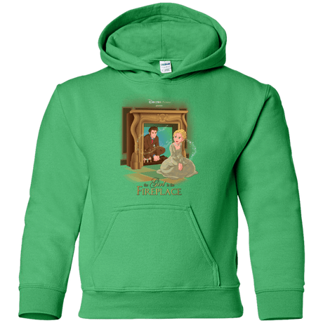Sweatshirts Irish Green / YS The Girl In The Fireplace Youth Hoodie