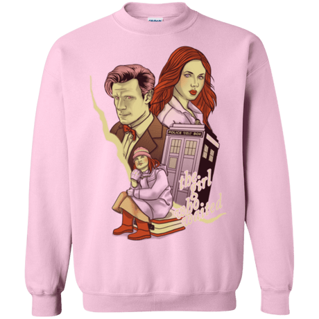 Sweatshirts Light Pink / Small The Girl who waited Crewneck Sweatshirt